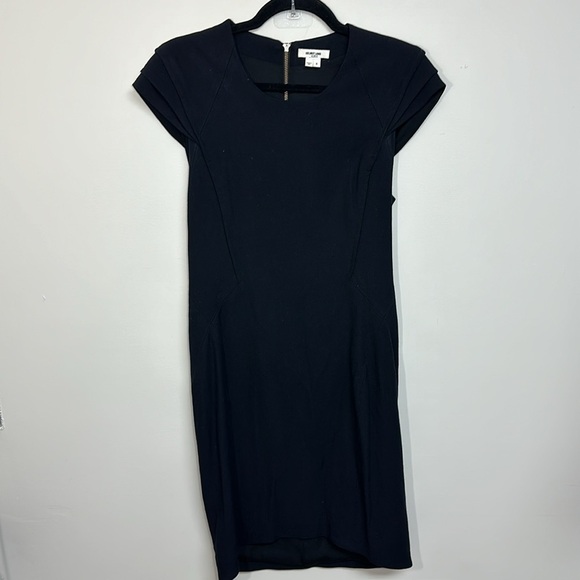 Helmut Lang Pix Form Suiting Dress Black 8 - Picture 1 of 5